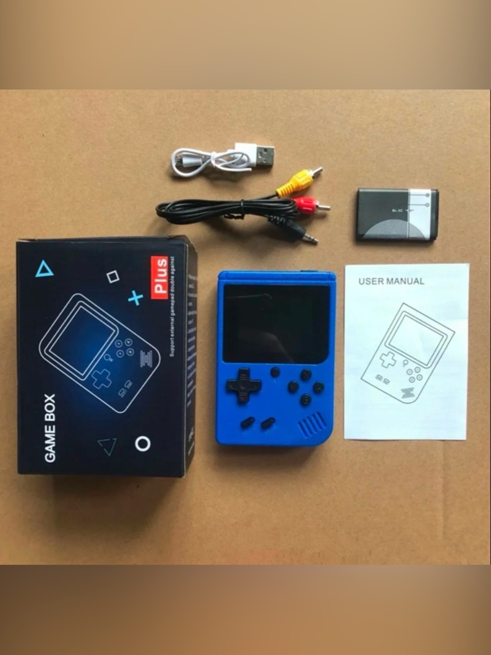 Handheld Retro Game Console - Blue